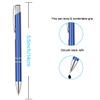 Zoonnis 12-Piece Personalized Retractable Ballpoint Pens, Custom Engraved with Name or Text, Black Ink view 4