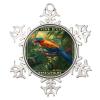It's Five O'Clock Somewhere Picture Frame, Silver-Tone Metal Snowflake Ornament view 1