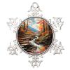 Great Smoky Mountains National Park Snowflake Ornaments, Round Christmas Tree Decorations view 1