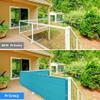 Balcony Privacy Screen, 1 x 2.1 m, HDPE Shade Net, Weather-Resistant, Sky Blue view 2