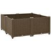 Lauuoeriau Raised Garden Bed, 80 x 80 x 38 cm, Polypropylene view 2