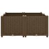 Lauuoeriau Raised Garden Bed, 80 x 80 x 38 cm, Polypropylene view 3