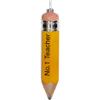 19 cm Glass Pencil Christmas Ornament – No. 1 Teacher view 1