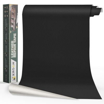 Xroam Self-Adhesive Faux Leather Repair Patch, 40 x 100 cm, Black