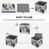 YKUDBN Foldable Storage Box with Husky Dog Print and Handles view 4