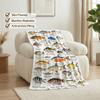 Ultra-Soft Plush Flannel Fleece Throw Blanket, M, 152.4 x 127 cm view 3