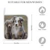 Australian Shepherd Pocket Potholders, 8-Inch, 2-Pack view 2