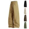 RUMAOZIA Men's Hip-Hop Cargo Pants, Baggy Straight-Leg Loose Fit view 2