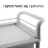 Simple Idea Trolley on Wheels, Tool Cart for Abdominal Muscles, Medical Equipment, Utility Cart with Drawers and Waste Bucket, 2/3-Tier Beauty Salon Cart, 100 kg Load Capacity view 3
