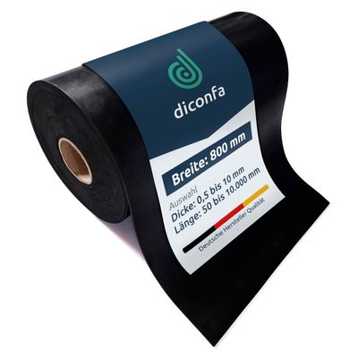 diconfa SBR Rubber Strip, 800 mm Wide, 2,150 mm Long, 5 mm Thick