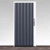 Folding/Sliding Interior Door, 80 in High, Black, 5.22 x 80 in (55.9 x 203.2 cm) view 1