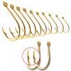 ZXFIYTBH 100-Piece Carbon Steel Fishing Hook Set view 4