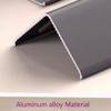ZIUSFAC 100 cm Aluminum Corner Protector, Self-Adhesive L-Shaped Decorative Angle Trim for Wall, Table and Door Frame Protection and Decoration (Gray, 1.50 x 50 cm) view 2