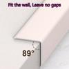 ZIUSFAC 100 cm Aluminum Corner Protector, Self-Adhesive L-Shaped Decorative Angle Trim for Wall, Table and Door Frame Protection and Decoration (Gray, 1.50 x 50 cm) view 3