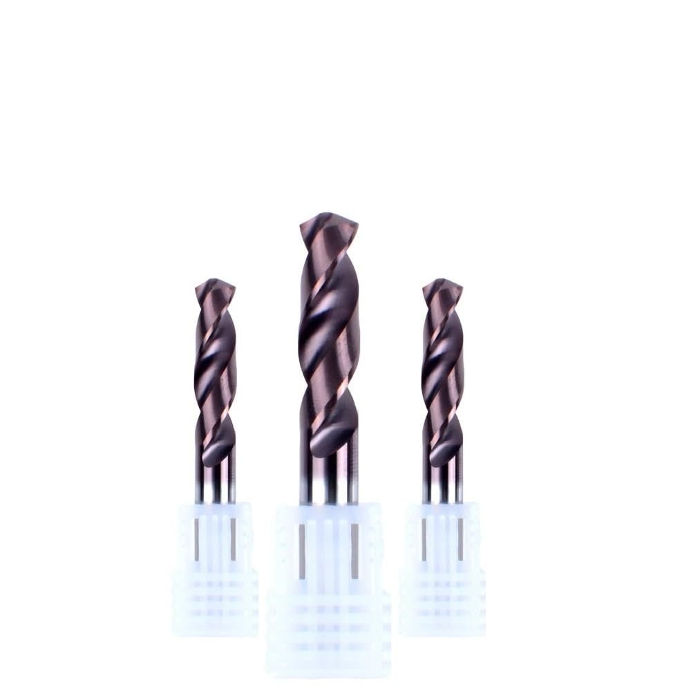 1-Pc. 5 mm HRC65 Solid Carbide Twist Drill for Hardened Alloys