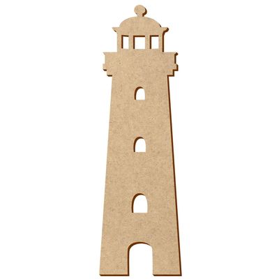 MDF Lighthouse V3 – Craft Decor, 5–50 cm, 100-Pack, 49 cm High