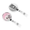 Cute Maltese Dog Metal Retractable Badge Clip view 3
