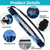 Golf Cooler Beer Sleeve for Golf Bag, 7-Can Insulated Golf Beer Cooler, Cute Blue Ghost Jellyfish view 3