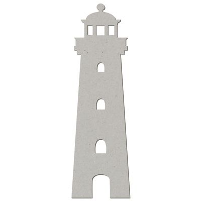 Cardboard Lighthouse V3 – Decorative Craft, 5–50 cm, Pack of 50, Height: 44 cm