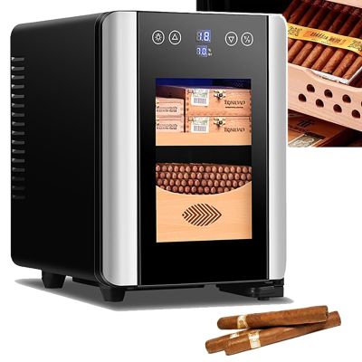 DDZJTPP 8 L Electric Humidor for 100 Cigars with Touch Display