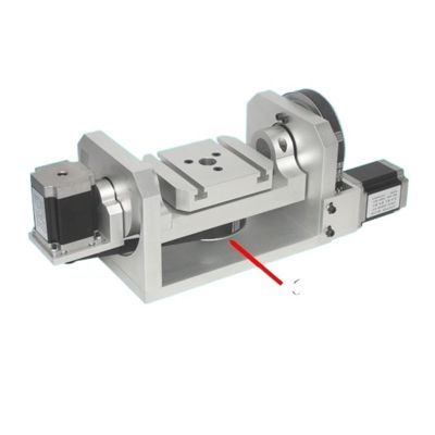 Stepper Motor Five-Axis Dividing Head CNC Dividing Head A-Axis Rotary Axis CNC Rotary Table, Smooth and Efficient