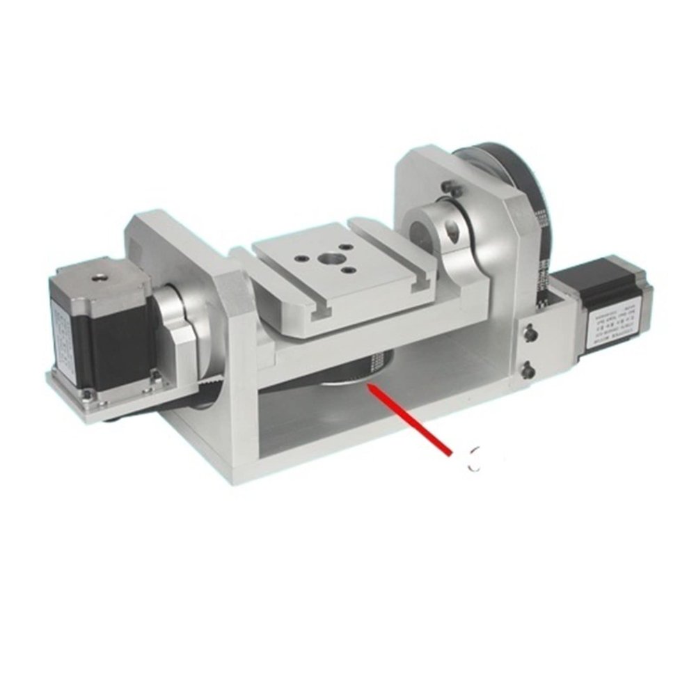 Stepper Motor Five-Axis Dividing Head CNC Dividing Head A-Axis Rotary Axis CNC Rotary Table, Smooth and Efficient