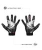 Venum Elite Football Gloves, Black/Silver view 2