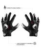 Venum Elite Football Gloves, Black/Silver view 3