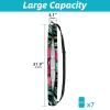 7-Pack Can Cooler, Tropical Palm with Flowers, Insulated Bag for Cold Drinks, Perfect for Golf, Beach, Picnics, Parks and Sports view 2