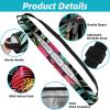 7-Pack Can Cooler, Tropical Palm with Flowers, Insulated Bag for Cold Drinks, Perfect for Golf, Beach, Picnics, Parks and Sports view 3