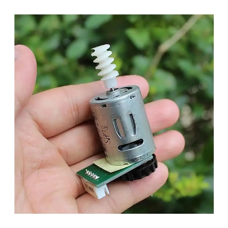 VWWJCCRO 370 DC Electronic Starter and Negative DC 6 V Electronic Starter, 4,500 RPM Worm Gear Output Shaft with Encoder and Carbon-Brush Commutator