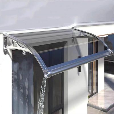 Door Awning, Silver, 80 x 200 cm