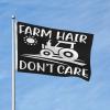 Farm Hair Don't Care Flag, Gifts for Women, 3 x 5 Feet, Banner, Funny Room Decor Flag with 2 Brass Grommets, Mother's Day Gifts for Mom, Father's Day Gifts for Dad view 2