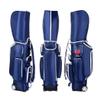Golf Cart Bag for Women/Men with Wheels and Handle, Lightweight Carry Bag with 5-Way Divider for the Driving Range (Blue) view 2