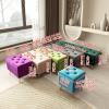 Rectangular Storage Bench, Storage Cabinet/Bedroom Bench, Wooden Storage Bench for Entryway, 001, 120 × 40 × 45 cm view 2