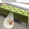 Rectangular Storage Bench, Storage Cabinet/Bedroom Bench, Wooden Storage Bench for Entryway, 001, 120 × 40 × 45 cm view 4