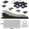 ROBAUN Garden Retaining Wall Grid, HDPE Gravel Stabilizer, 4 x 6 m (13 x 20 ft) view 2