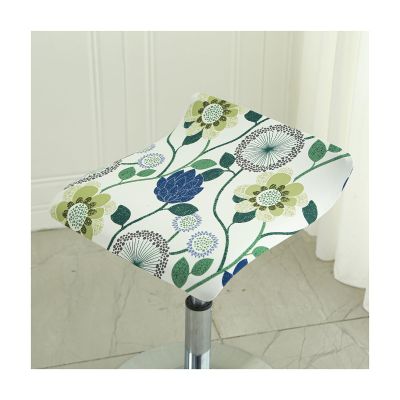 Mswborml Square Stretch Bar Stool Cover with Elastic Bottom