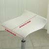 Mswborml Square Stretch Bar Stool Cover with Elastic Bottom view 2