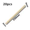 ALMLNLL Unfinished Wooden Square Dowels, 330 mm Long, 20 Pieces view 2