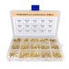 330-Piece Brass Threaded Inserts, Vertical Knurled Injection Nut Set view 1