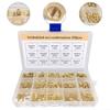 330-Piece Brass Threaded Inserts, Vertical Knurled Injection Nut Set view 3