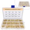 330-Piece Brass Threaded Inserts, Vertical Knurled Injection Nut Set view 4