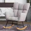 WNRLL Rocking Chair with High Backrest for Bedroom or Living Room, 08 view 1