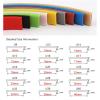 U-Shaped Self-Adhesive TPE Furniture Edge Banding, Flexible, U 30 mm, Gray, 20 m view 3