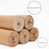 Wood Furniture Leg Set, 10/15/20/30/40/70 cm, with Screws, Mounting Plates and Non-Slip Pads view 2