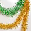 SYSUII 10-Pack Christmas Tinsel Garlands, 10 cm x 180 cm, Glossy Metallic, Rose Silver view 3