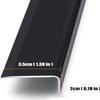 SUWOOPH Stair Edge Trim, 1.38 in Wide, Aluminum Stair Nosing for Wood/Tile, Silver, 59.1 in view 3