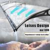 Polycarbonate Door Awning with Side Panel view 4