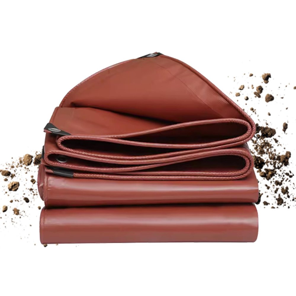 FIDSEJEONA Garden Tarp 4 x 2.3, Waterproof Cover with Eyelets, Reinforced Edges